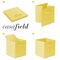 Casafield Set of 12 Collapsible Fabric Cube Storage Bins - Foldable Cloth Baskets for Shelves, Cubby Organizers & More